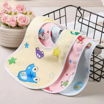 Washable Soft Baby Bib (2 Pc)